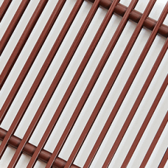 Решетка рулонная окраска цвет RAL TECHNO 250мм*4800мм (коричневый) - изображение | Океан тепла
