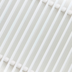 Решетка рулонная окраска цвет RAL TECHNO 200мм*2000мм (белый) - изображение | Океан тепла