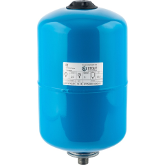 Расширительный бак для водоснабжения (гидроаккумулятор) STOUT STW-0001, вертикальный, 12 л., синий - изображение | Океан тепла