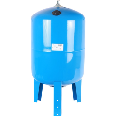 Расширительный бак для водоснабжения (гидроаккумулятор) STOUT STW-0002, вертикальный, 100 л., синий - изображение | Океан тепла