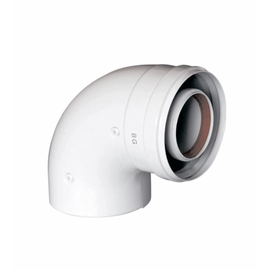 KHG71410151- BAXI Коаксиальный отвод 90°, диам. 60/100 мм, без муфты - изображение | Океан тепла