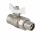 VALTEC Кран шаровый BASE, 1/2" ВР х 1/2" НР с полусгоном, белый, латунь - изображение | Океан тепла