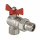VALTEC Кран шаровый BASE угловой, 1/2" ВР х 1/2" НР с полусгоном, латунь - изображение | Океан тепла