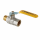 VALTEC Кран шаровый VALGAS газовый, 1/2" ВР х 1/2" НР, латунь - изображение | Океан тепла