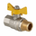 VALTEC Кран шаровый VALGAS газовый,рукоятка-бабочка, 3/4" ВР х 3/4" НР, латунь - изображение | Океан тепла
