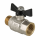 VALTEC Кран шаровый PERFECT усиленный,рукоятка-бабочка, 3/4" ВР х 3/4" НР, латунь - изображение | Океан тепла
