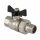 VALTEC Кран шаровый PERFECT усиленный, с полусгоном, 1/2" ВР х 1/2" НР, латунь - изображение | Океан тепла