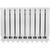 Алюминиевый радиатор Global Iseo 500/ кол-во секций 10 - изображение 2 | Океан тепла