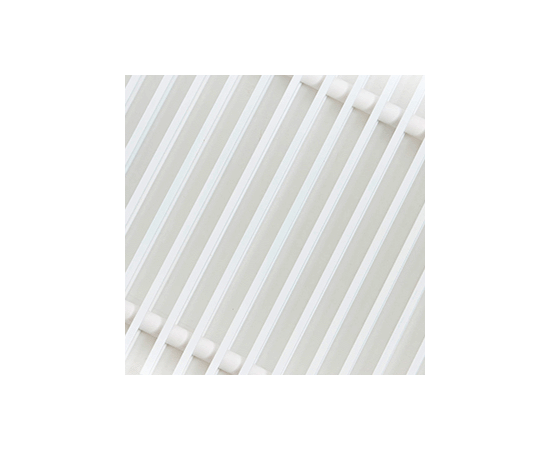 Решетка рулонная окраска цвет RAL TECHNO 300мм*4000мм (белый) - изображение | Океан тепла