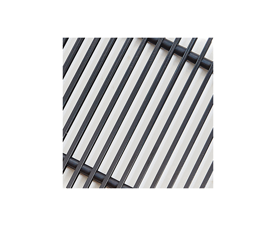 Решетка рулонная окраска цвет RAL TECHNO 350мм*3800мм (черный) - изображение | Океан тепла