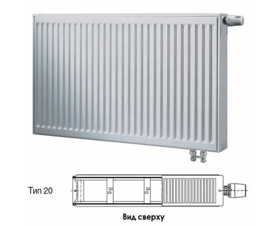 BUDERUS Радиатор стальной панельный VK-Profil 20/400/400 - изображение | Океан тепла