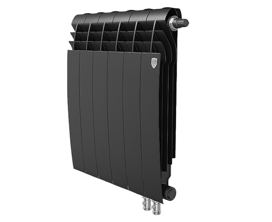 Биметаллический радиатор Royal Thermo BiLiner 500 VD Noir Sable секций 4