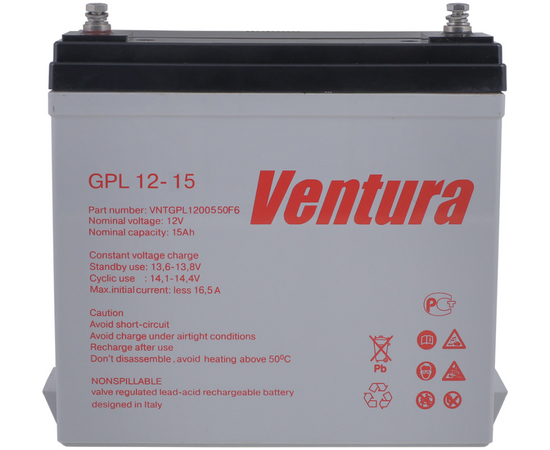 Аккумуляторная батарея Ventura GPL 12-15 - изображение | Океан тепла