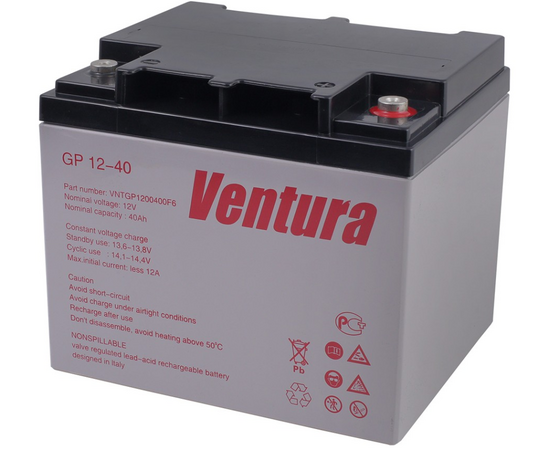 Аккумуляторная батарея Ventura GPL 12-40 - изображение | Океан тепла