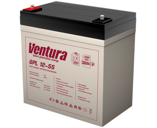 Аккумуляторная батарея Ventura GPL 12-55 - изображение | Океан тепла