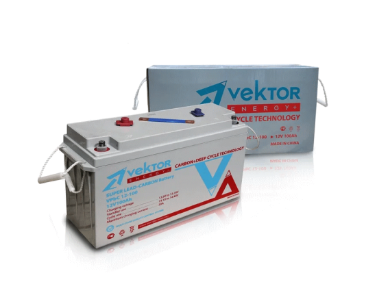 Аккумуляторная батарея Vektor Carbon VpbC 12-100