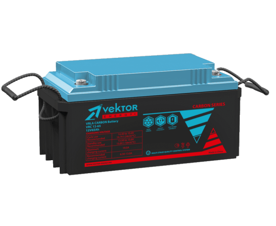 Аккумуляторная батарея Vektor Carbon VRC 12-65
