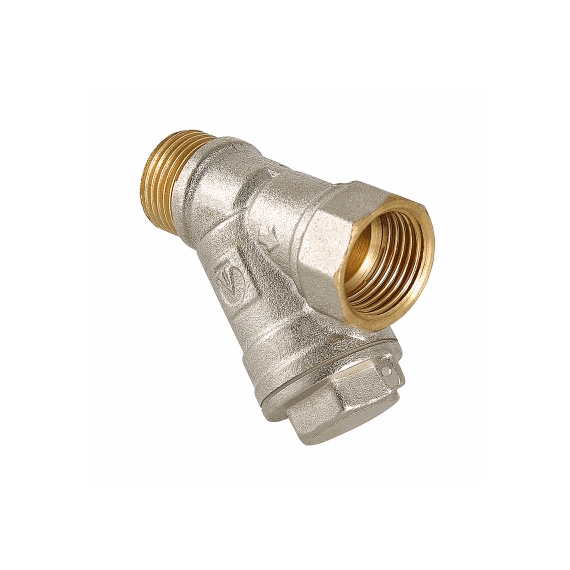 VALTEC Фильтр косой, 1/2" НР х 1/2" ВР, латунь - изображение | Океан тепла