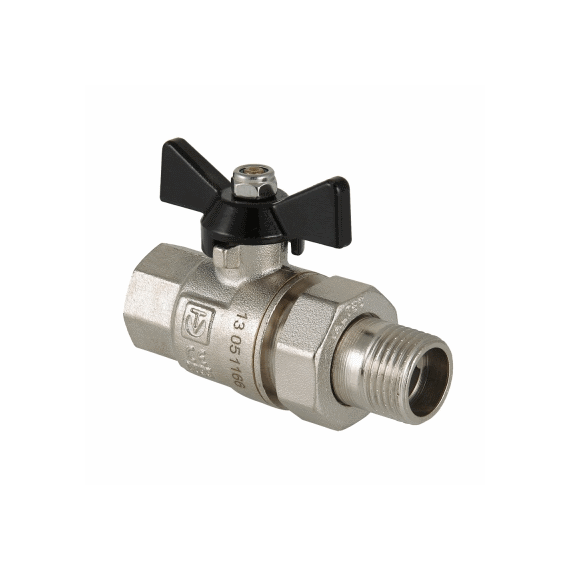 VALTEC Кран шаровый PERFECT усиленный, с полусгоном, 3/4" ВР х 3/4" НР, латунь - изображение | Океан тепла