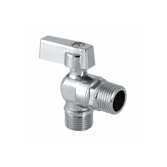 VALTEC Кран шаровый угловой для подключения с\т приборов, 1/2" НР х 3/4" НР, латунь - изображение | Океан тепла