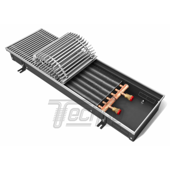 Конвектор внутрипольный с естественной конвекцией TECHNO POWER KVZ 150-65-1150(без решетки) - изображение | Океан тепла