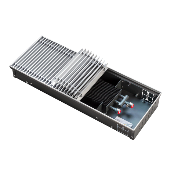Конвектор внутрипольный с естественной конвекцией TECHNO POWER KVZ 300-85-3600(без решетки) - изображение | Океан тепла