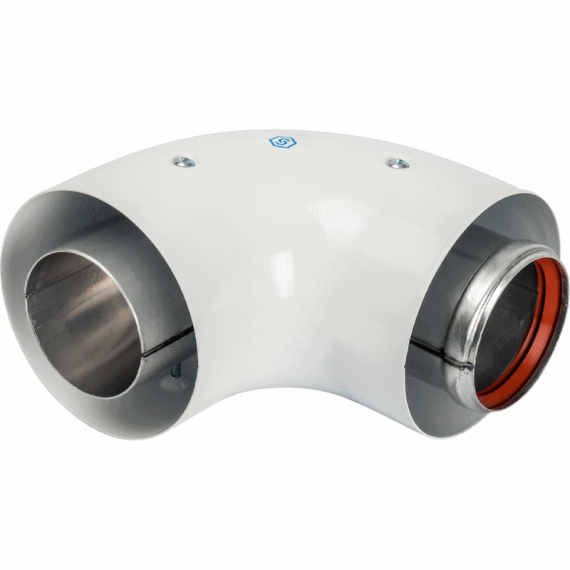 Колено подключения STOUT 90° коаксиальное Ø60/100 (совместимо с Vaillant, Protherm) - изображение 2 | Океан тепла