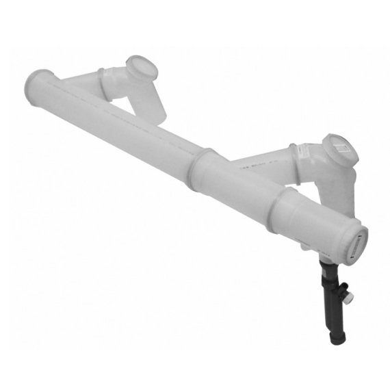 7107152-- BAXI Дымоотв. комплект PP для 2-х котлов диам. 160 мм для конденсационных котлов - изображение | Океан тепла