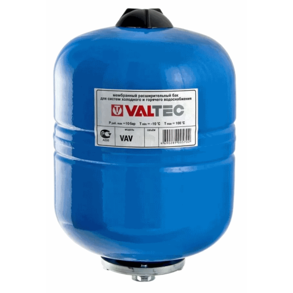 VALTEC Мембранный расширительный бак для водоснабжения 24 л. - изображение | Океан тепла