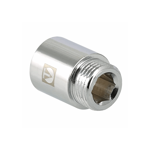 VALTEC Удлинитель (хром) 1/2" ВР х 10 мм х 1/2" НР - изображение | Океан тепла
