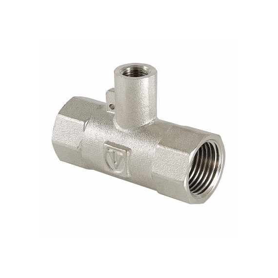 VALTEC Тройник для подключения датчика температуры 1/2" ВР х М10 х 1/2" ВР - изображение | Океан тепла