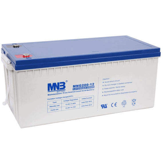 Аккумуляторная батарея MNB MNG200 -12 (технология GEL) - изображение | Океан тепла