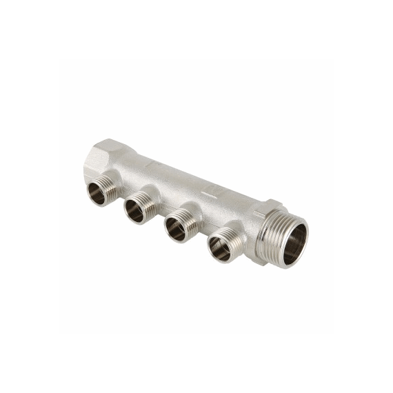 VALTEC Коллектор 3/4" никелированный, 3 вых. - 1/2" НР - изображение | Океан тепла