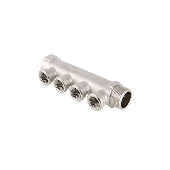 VALTEC Коллектор 3/4" никелированный, 3 вых. - 1/2" ВР - изображение | Океан тепла