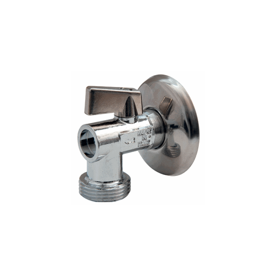 Шаровой кран для стиральной машины 1/2"ВР-3/4"НР, угловой, Giacomini R614X004 - изображение | Океан тепла