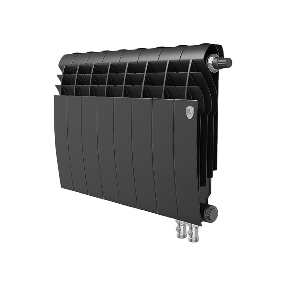 Биметаллический радиатор Royal Thermo BiLiner 350 VD Noir Sable секций 12