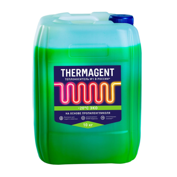 Теплоноситель THERMAGENT EKO -20, 10 кг. (пропиленгликоль) - изображение | Океан тепла