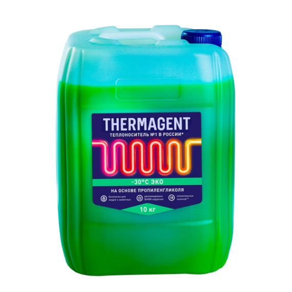 Теплоноситель THERMAGENT EKO -30° 10кг. (пропиленгликоль) - изображение | Океан тепла