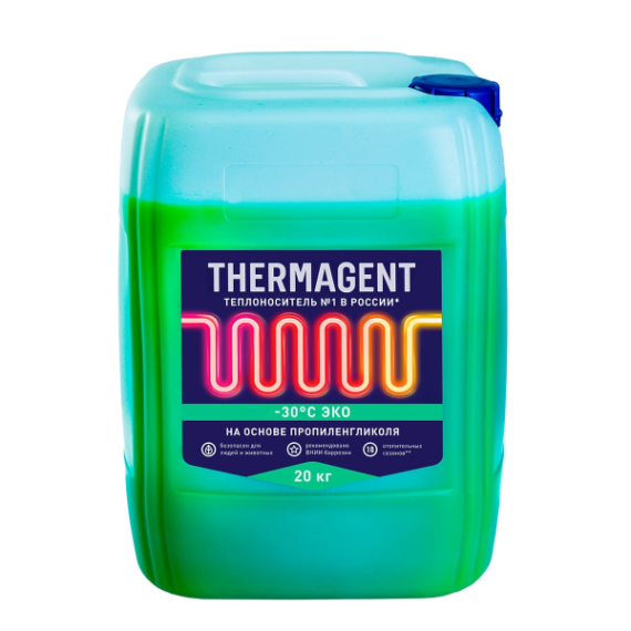 Теплоноситель THERMAGENT EKO -30° 20кг. (пропиленгликоль) - изображение 1 | Океан тепла