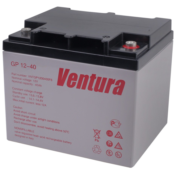 Аккумуляторная батарея Ventura GPL 12-40 - изображение | Океан тепла
