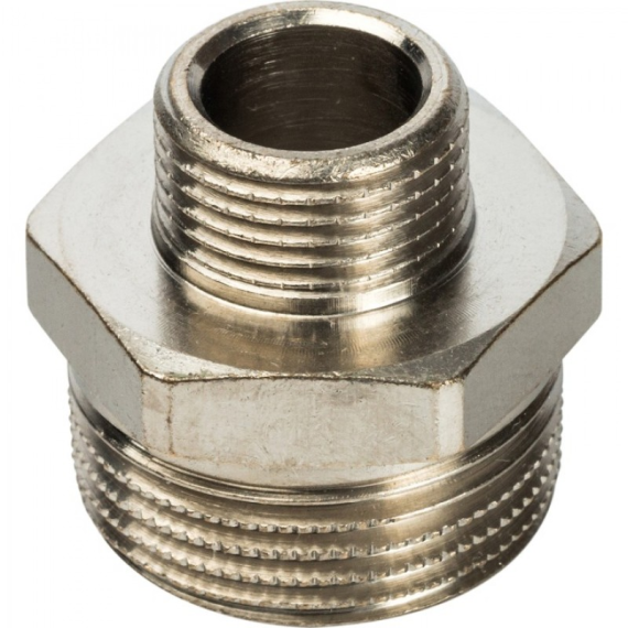 STOUT Ниппель переходной НР Никель 1 1/4"X3/4" - изображение | Океан тепла