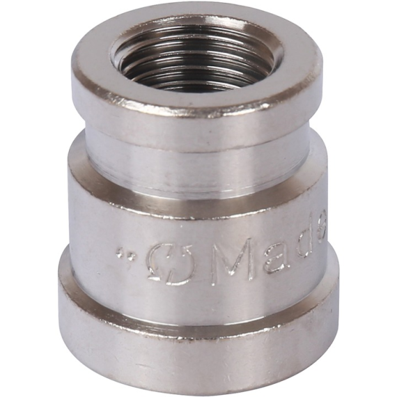 STOUT Муфта переходная ВР Никель 3/8"X1/4" - изображение | Океан тепла