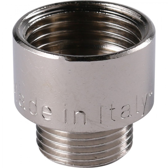 STOUT Муфта переходная ВР/НР Никель 1/2"X3/8" - изображение | Океан тепла