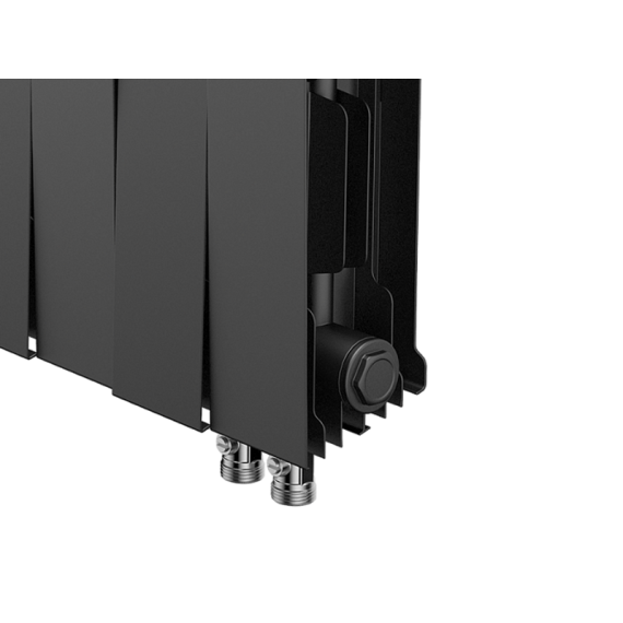 Биметаллический радиатор Royal Thermo PianoForte Noir Sable 200VD/100 секций 20