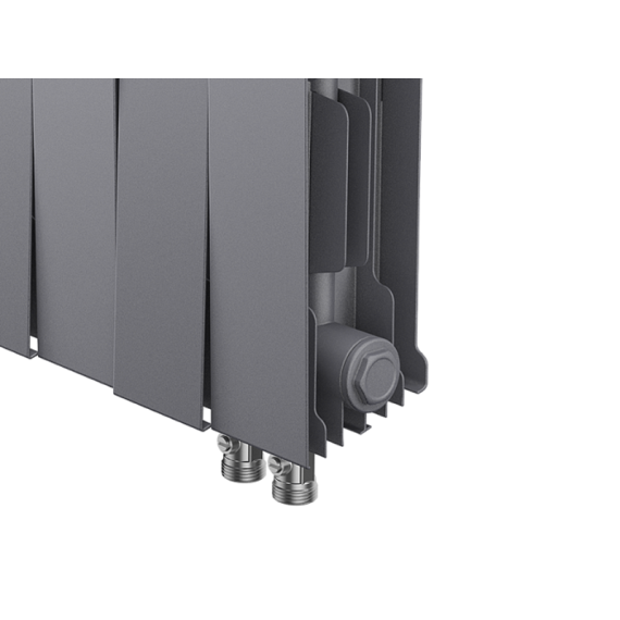 Биметаллический радиатор Royal Thermo PianoForte Silver Satin 300VD/100 секций 14