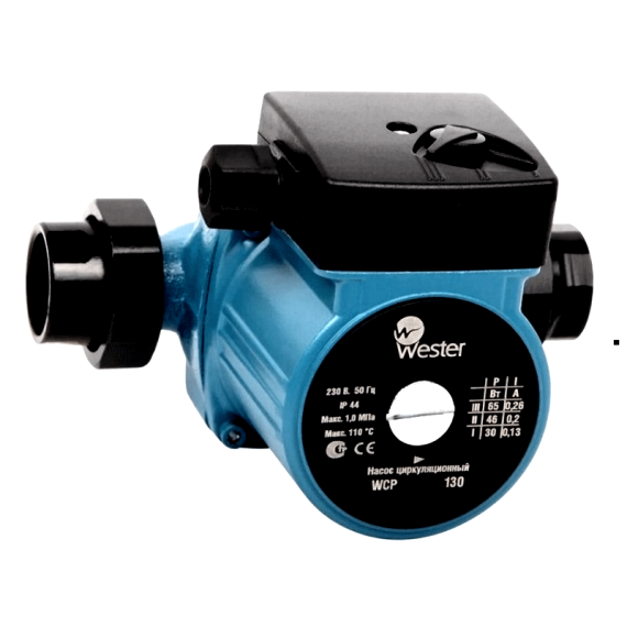 Насос циркуляционный Wester WCP 25-40G 130 мм (с гайками)