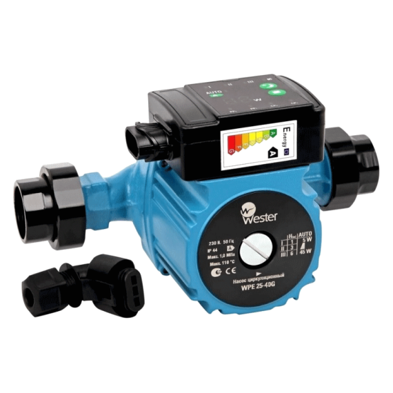 Насос циркуляционный Wester WPE 25-40G (с гайками)