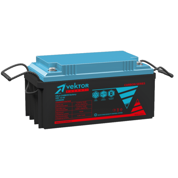 Аккумуляторная батарея Vektor Carbon VRC 12-65