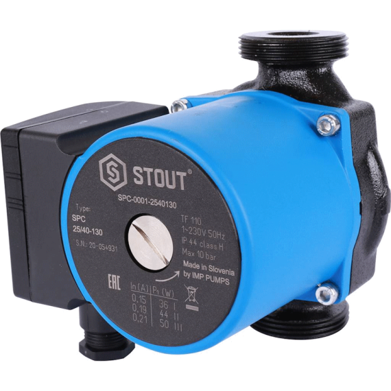 Насос STOUT циркуляционный 25/40-130 мм