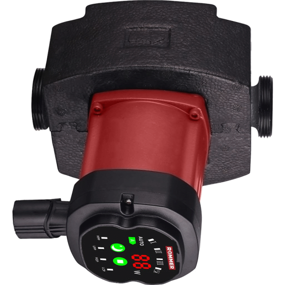 Циркуляционный насос Rommer ERTI 25/60-130 с гайками и теплоизоляцией